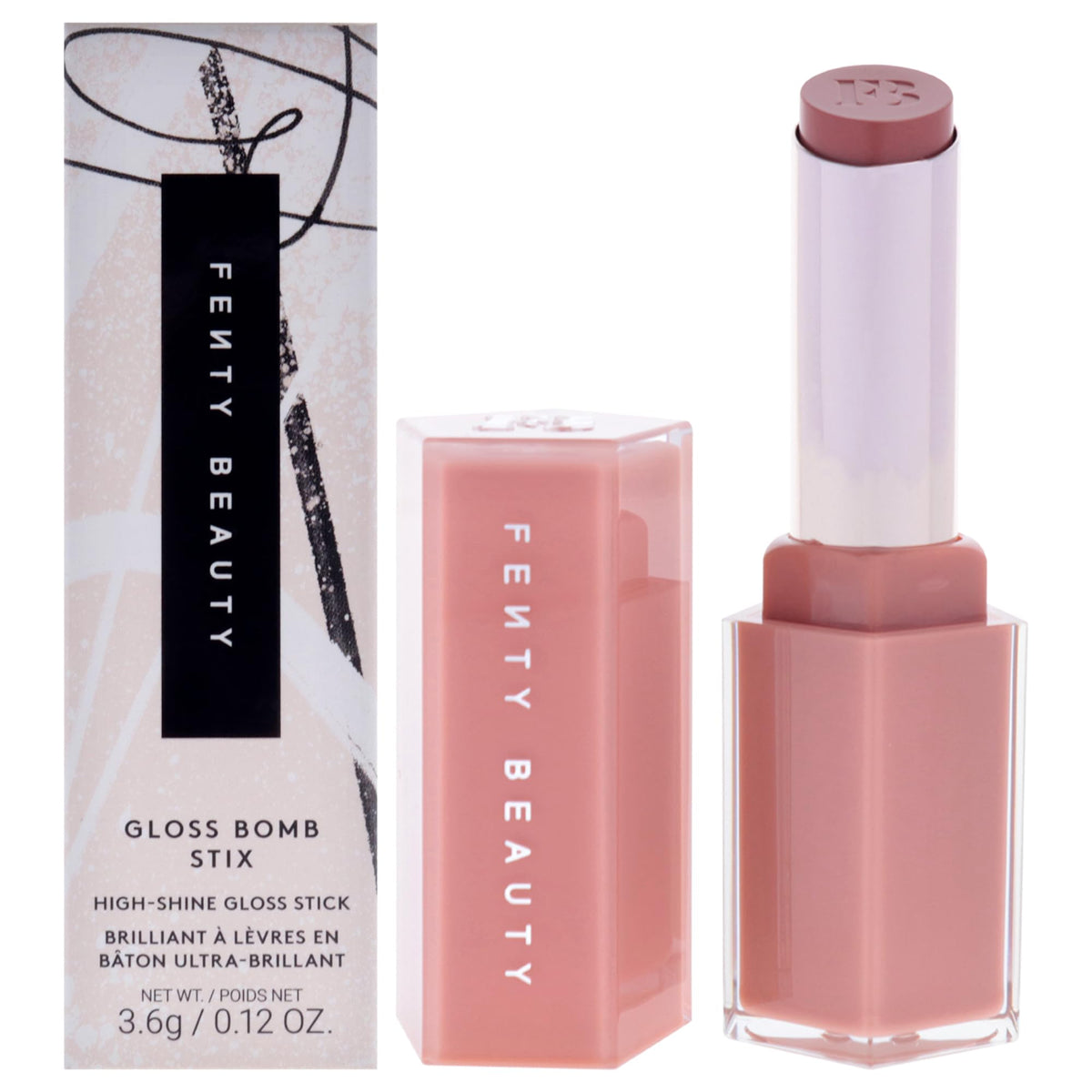 Fenty Beauty Gloss Bomb Stix emballage chic et pratique à transporter