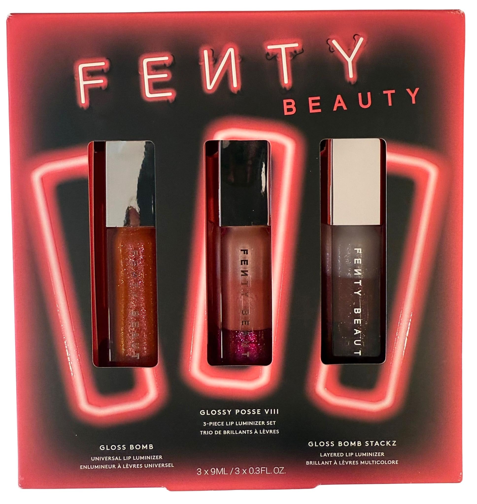 Fenty Beauty Glossy Posse VIII, tube gloss lumineux pour un éclat quotidien.