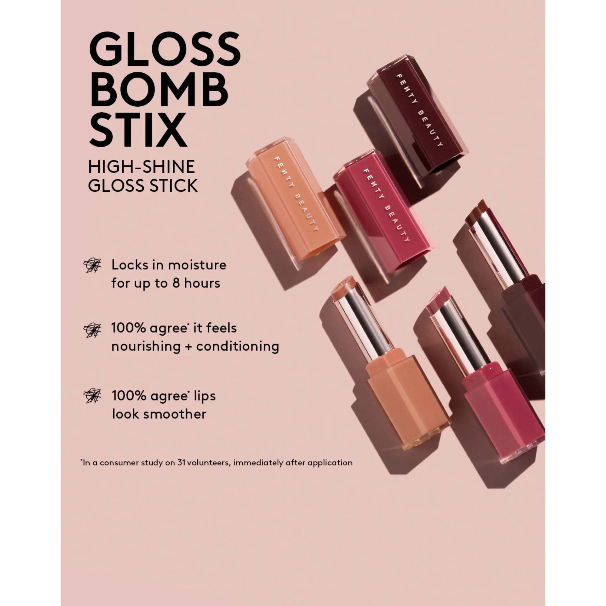 Fenty Beauty Stick: beurre de karité et squalane pour le confort.