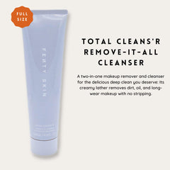 Fenty Beauty Total Clean'r: mousse crémeuse prête à démaquiller.
