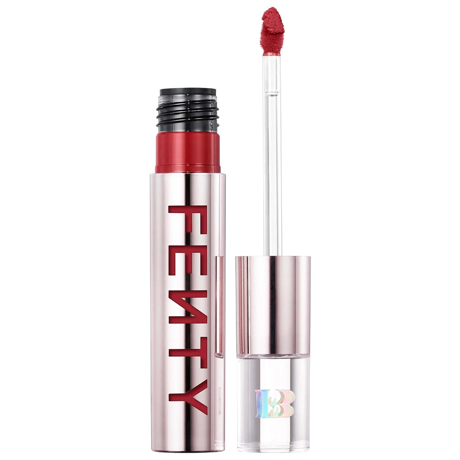 Fenty Icon Velvet rouge a levres liquide, emballage elegant et pratique.