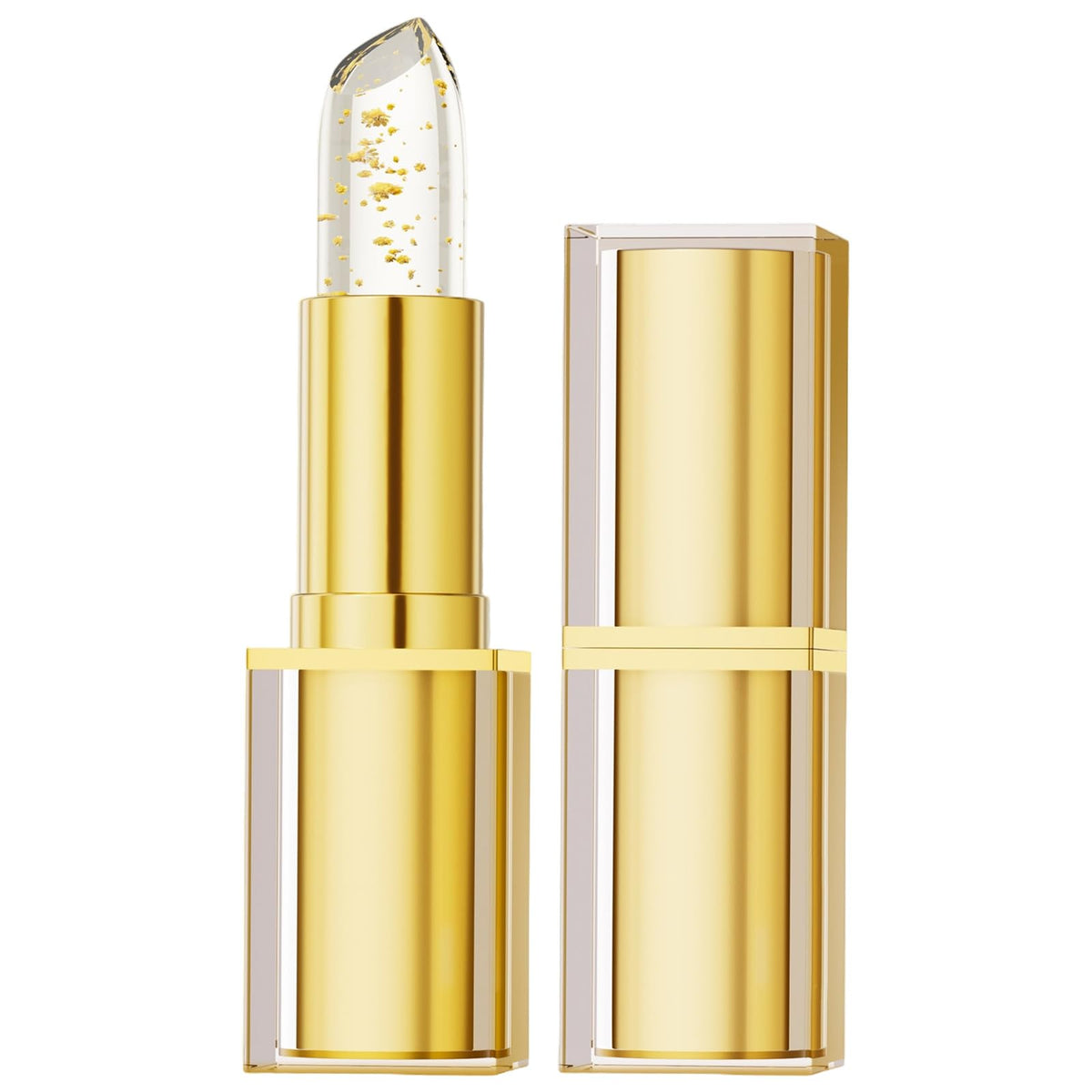 Fenvio Lipstick montre le changement de couleur à l’application, résultat rosé personnalisé.