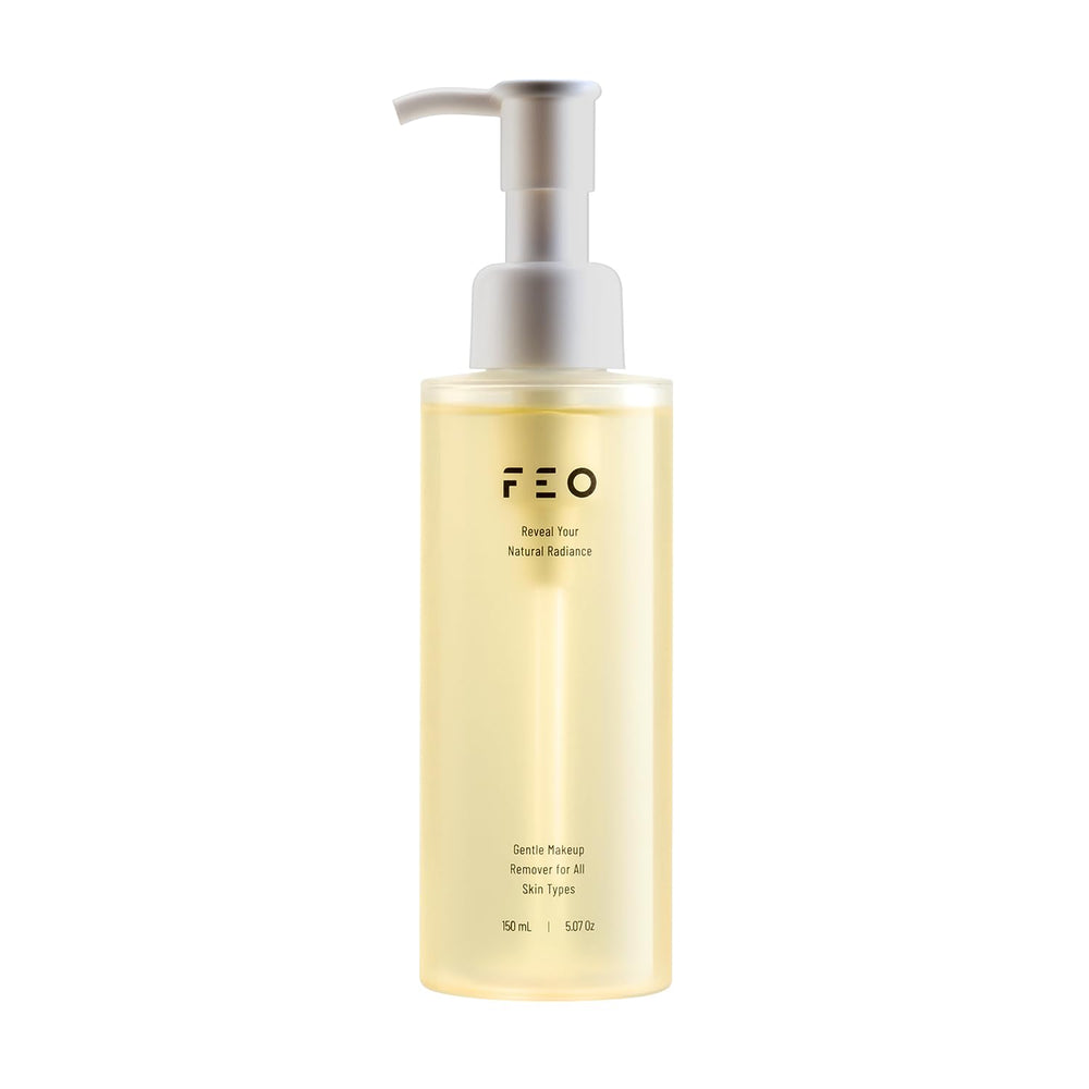 Huile nettoyante FEO pour visage, bouchon bouteille, dissout maquillage résistant à l'eau en douceur.