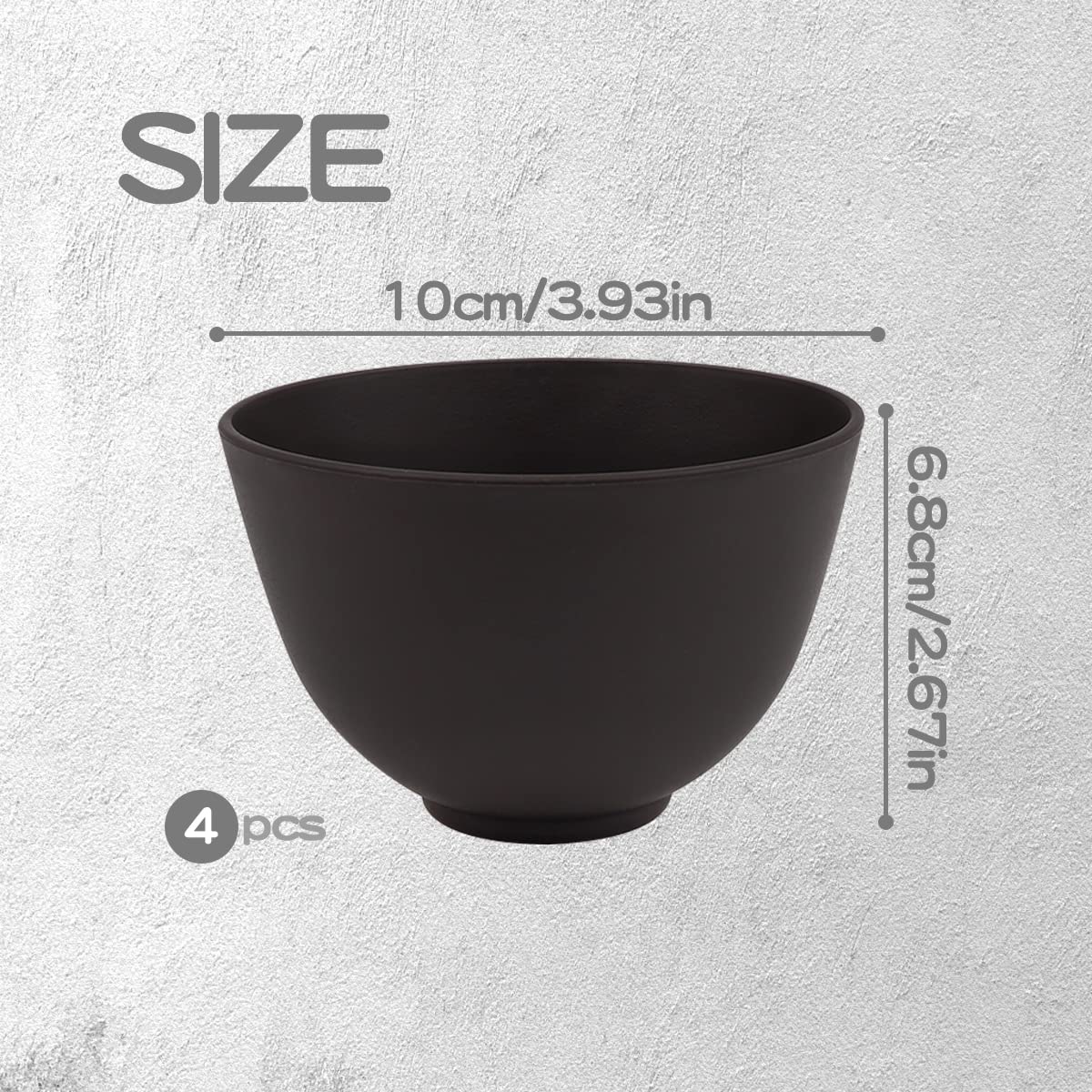 Bol masque silicone FERCAISH compatible micro-ondes pour préparation rapide.