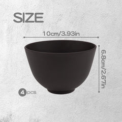 Bol masque silicone FERCAISH compatible micro-ondes pour préparation rapide.
