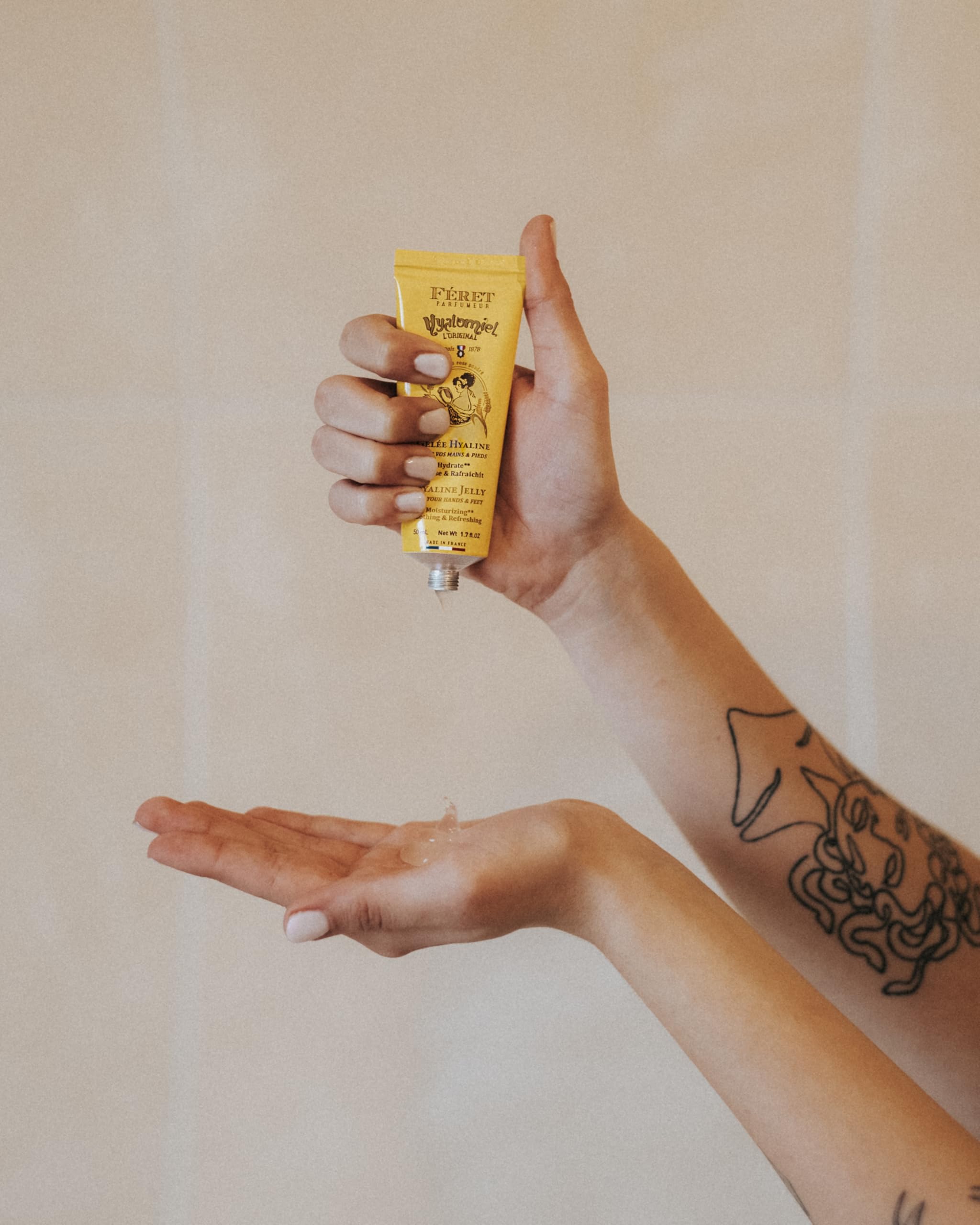 Feret Parfumeur Le Hyalomiel – Gel hydratant pour mains, douceur durable au quotidien.