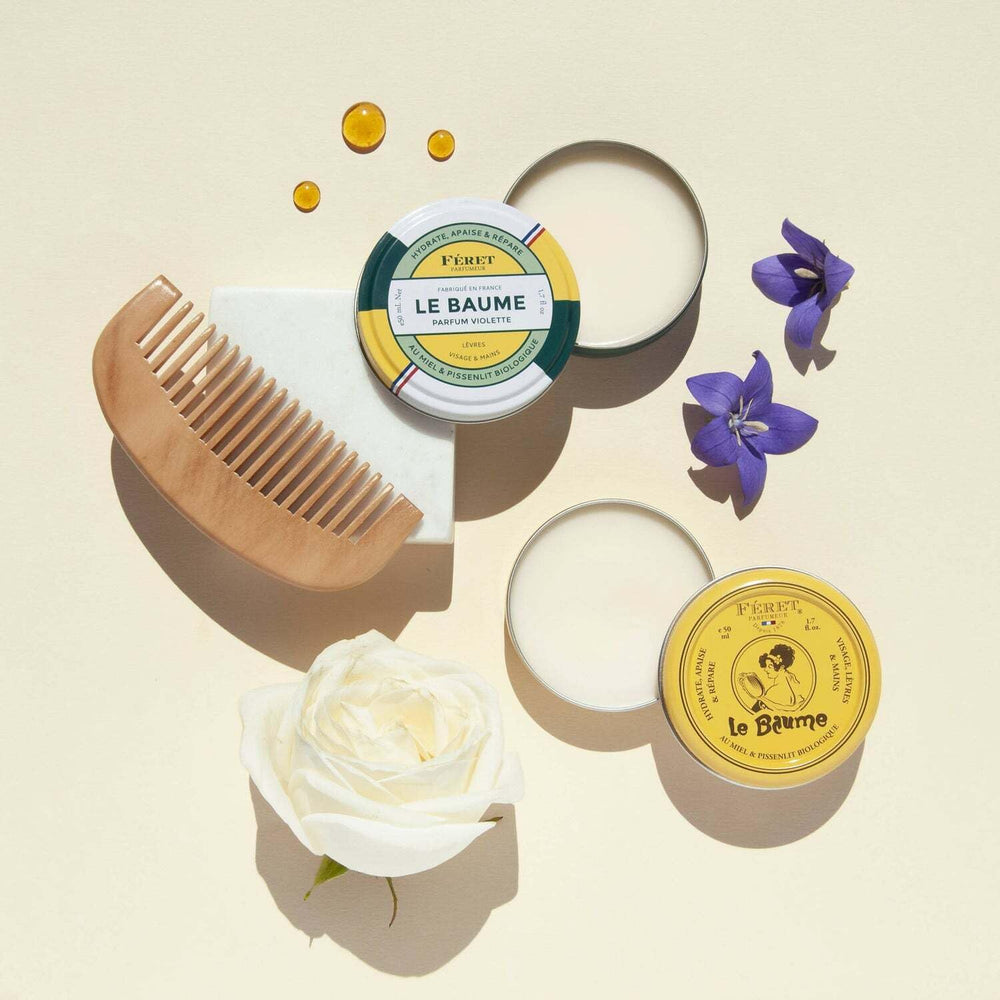 Parfum naturel rose poudré du Baume Feret Parfumeur pour une expérience subtile.