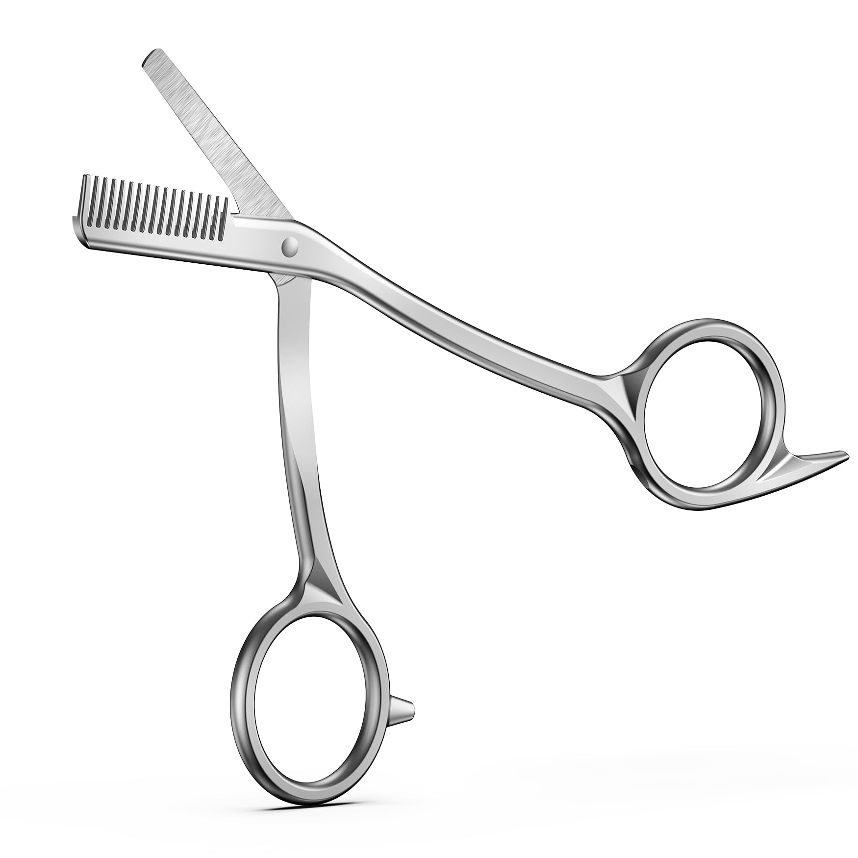 FERYES ciseaux sourcils avec peigne 2 en 1 guide et coupe facilement