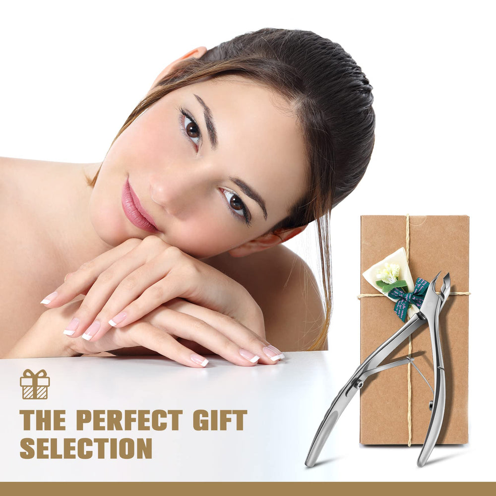 FERYES coupe-cuticules robuste en acier inoxydable, durabilité et hygiène.