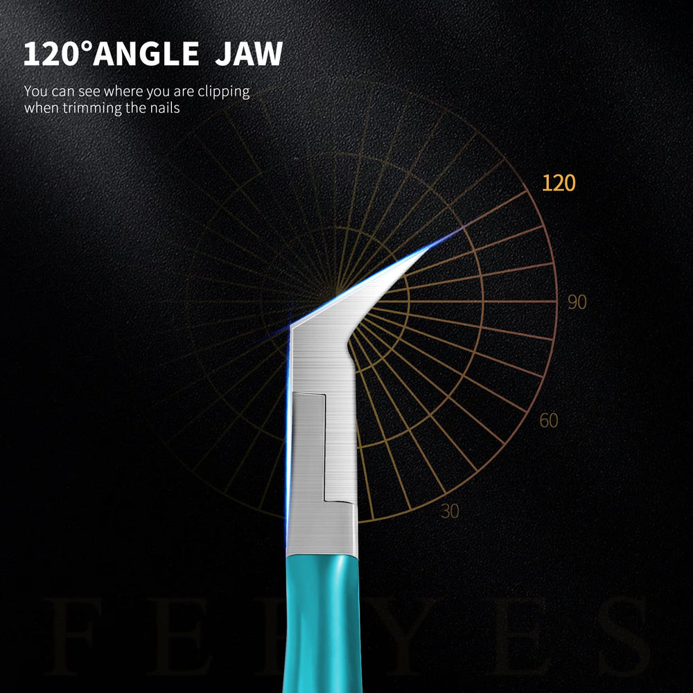 FERYES coupe-ongles design vert paon: outil élégant et fiable.