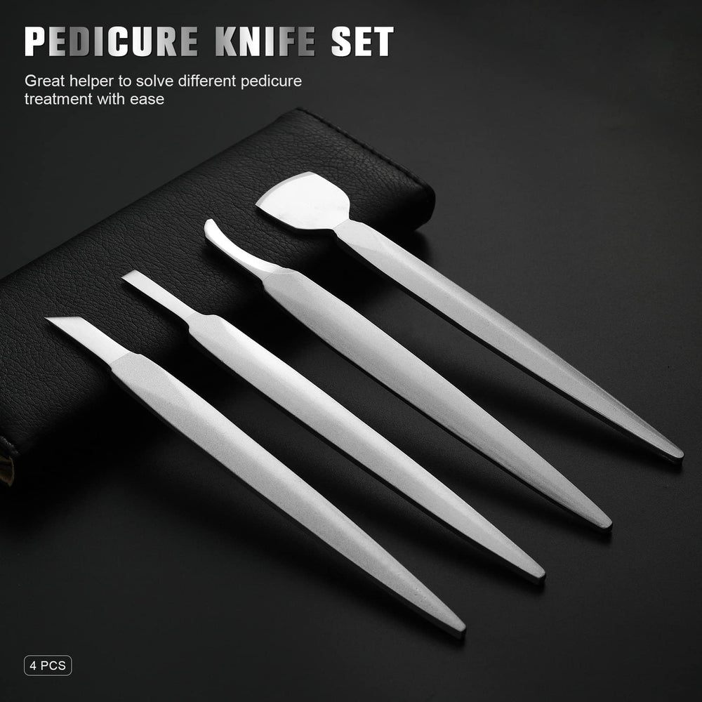 FERYES couteau pédicure lame incurvée, précision ciblée pour ongles.