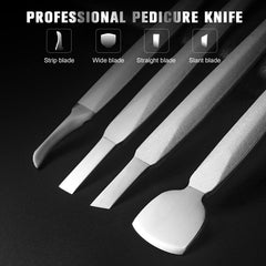 FERYES couteau pédicure lame slante, coupe nette et contrôle précis.