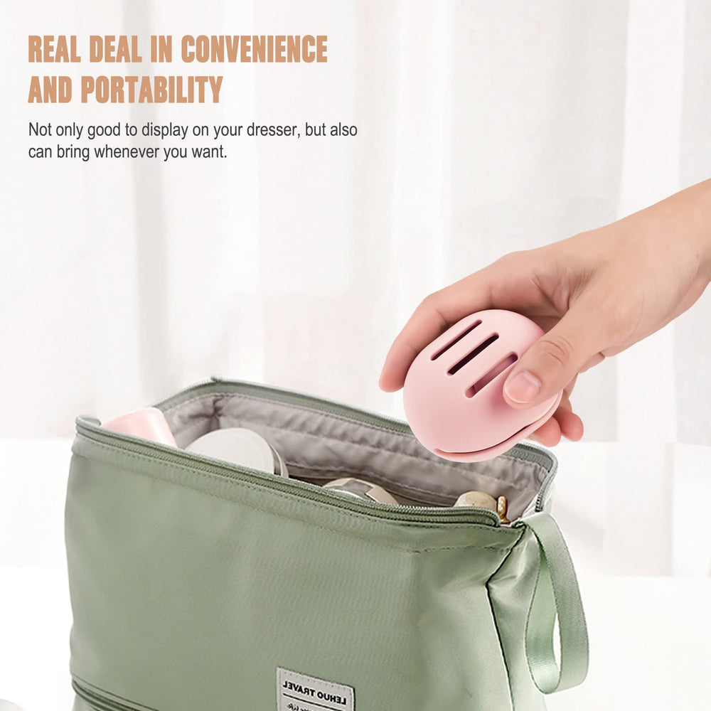 Rangement compact FERYES pour éponges de voyage toutes tailles.