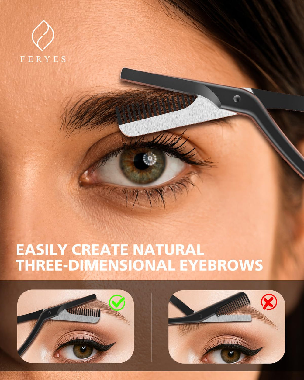 Également adapté pour les tempes et ligne frontale des cheveux.