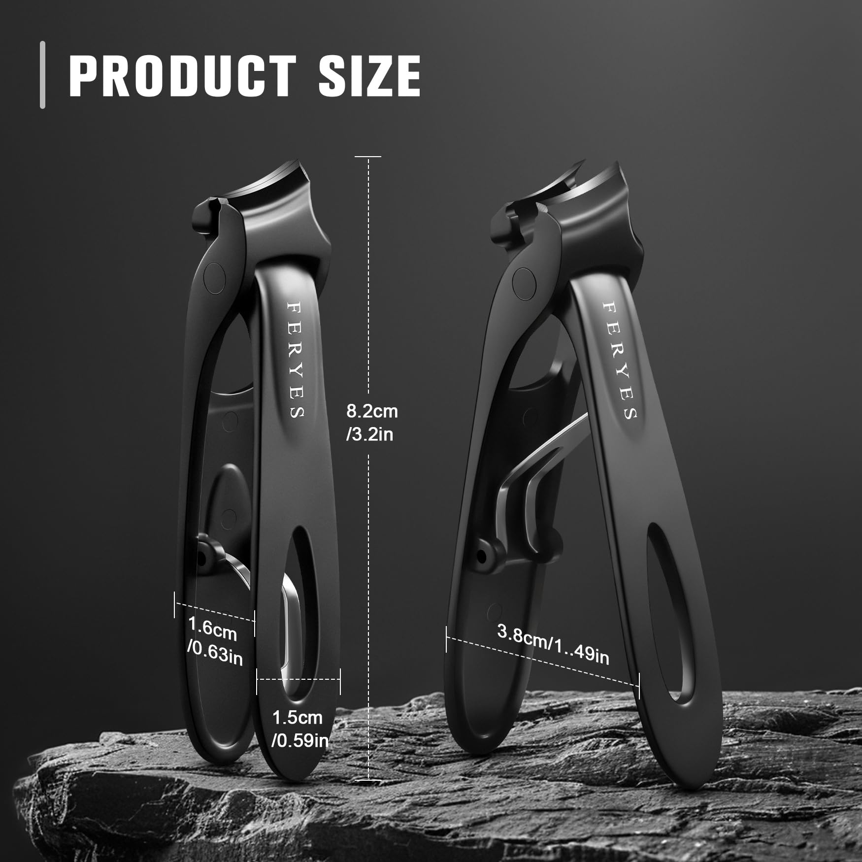 FERYES accessoire compact idéal pour le soin quotidien des ongles.