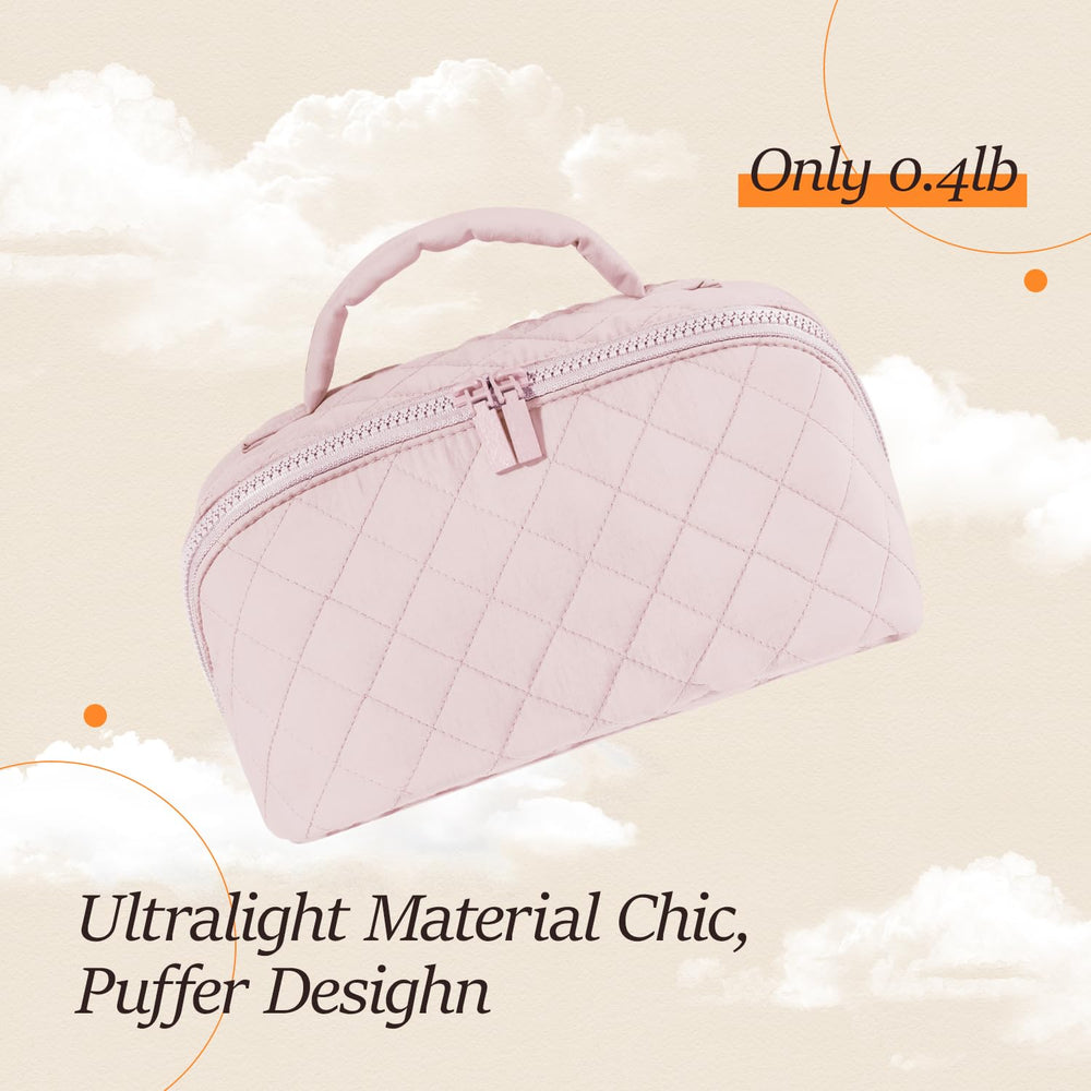 Festivalment pochette étanche en cuir PU protège vos cosmétiques en voyage.