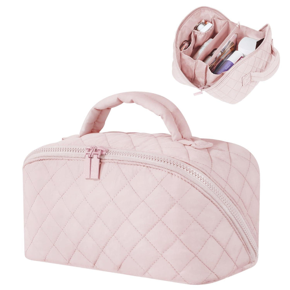 Festivalment pochette maquillage, ouverture 180°, accès rapide à tous vos produits.