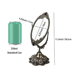Miroir Feyarl double-face pivotant à 360°, angle parfait pour maquillage.