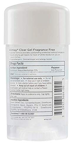 FF Almay – Application rapide du gel clair sans parfum, pour une sensation fraîche.