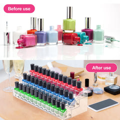 FFowcye étagère vernis et gels en acrylique, rangement sûr et accessible.