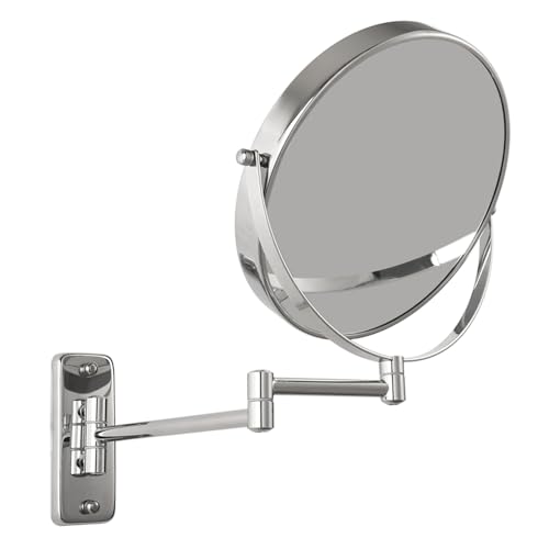 Finition chrome FFowcye, miroir élégant et durable dans la salle de bains.