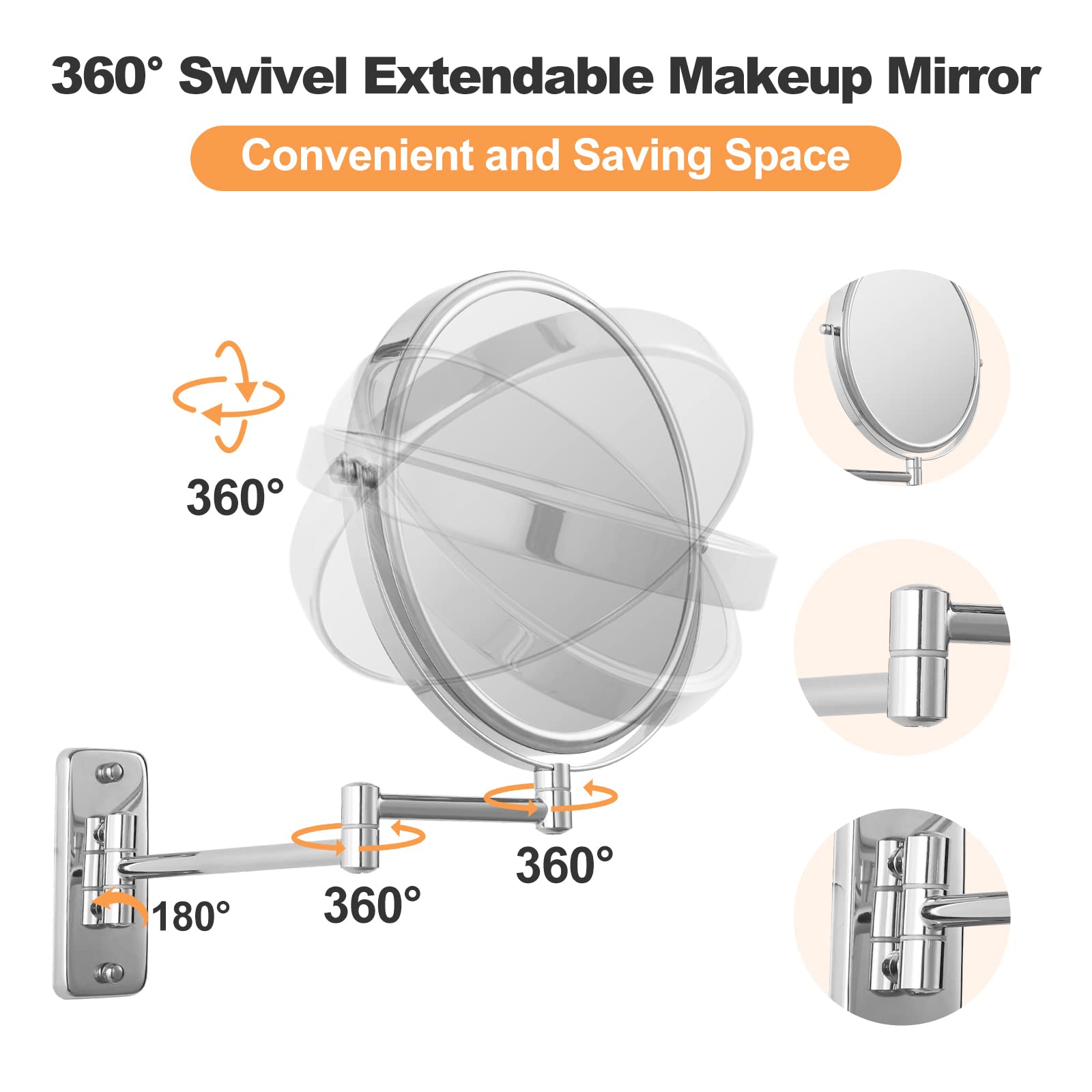 Grossissement 10x du miroir FFowcye pour les détails fins.