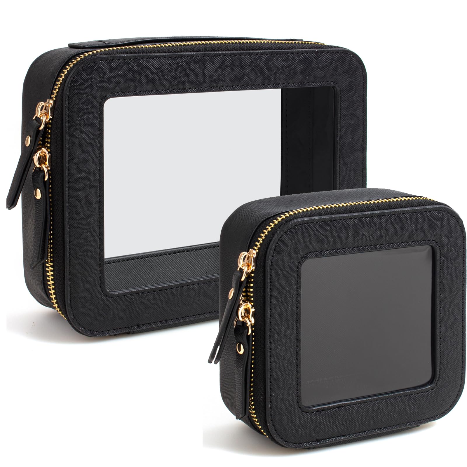 Pochette FFpaw transparente grand format facilite la visibilité et le choix des produits en voyage.