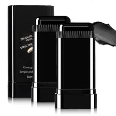 Bâton FHH couleur avec peigne noir compact, application rapide.