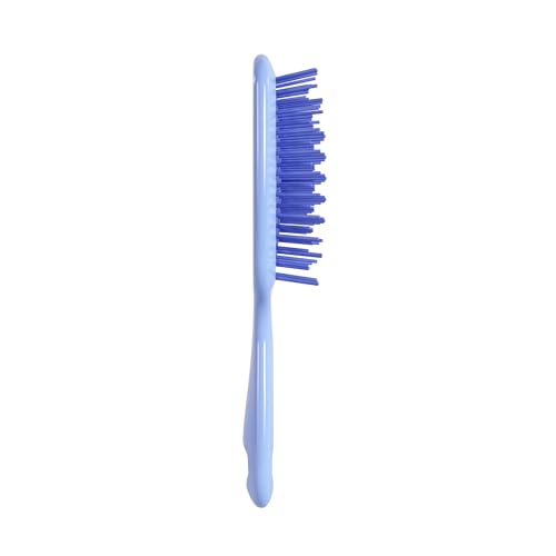 UNbrush avec brins DuoFlex anti-statiques libérant les nœuds en douceur.