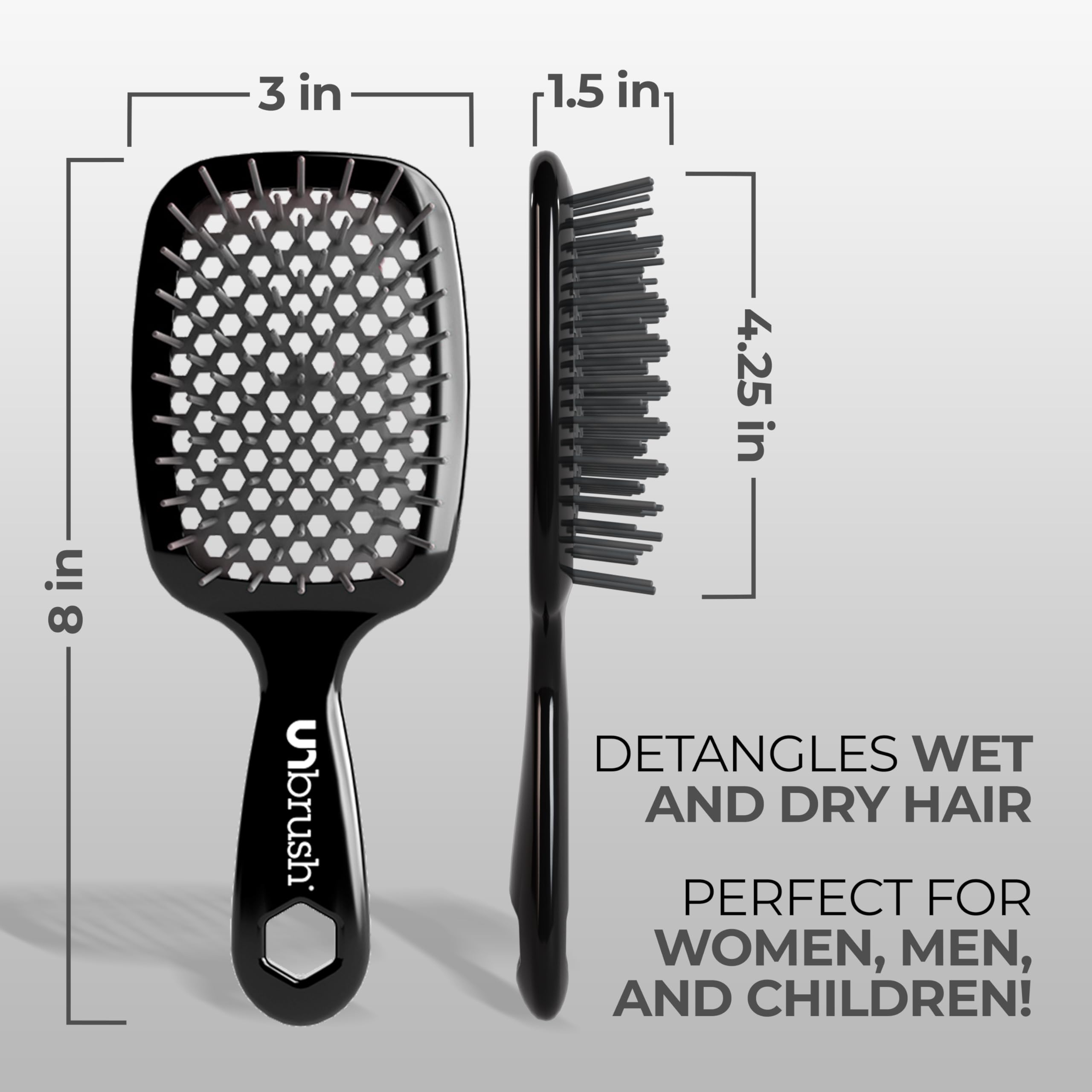FHI Heat UNbrush, brins longs pour démêler les cheveux épais.