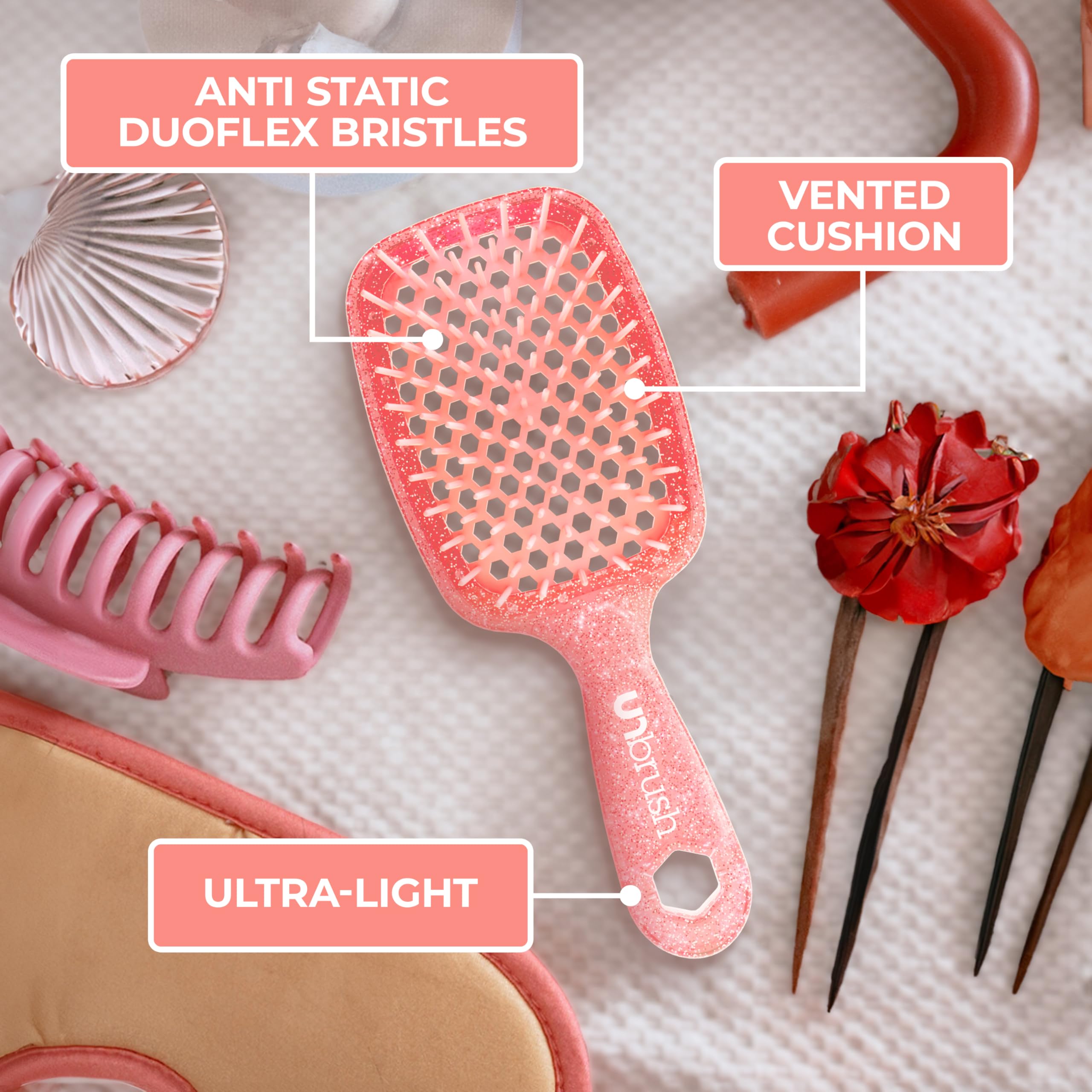 UNbrush FHI Heat – brins mini pour lisser et affiner la texture