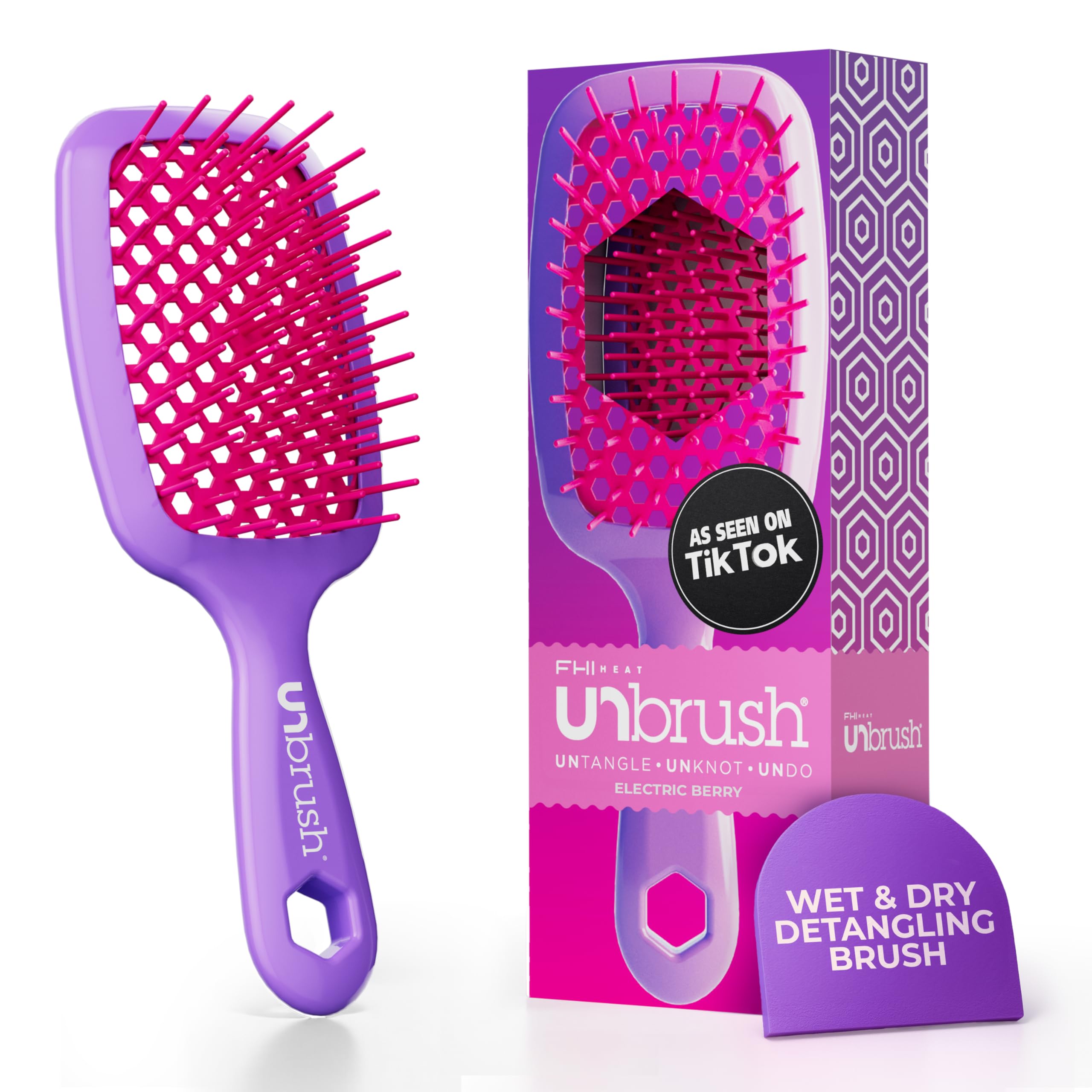 FHI Heat UNbrush démêlage sans douleur sur cheveux mouillés