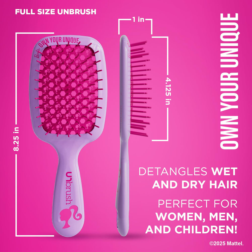 UNbrush coussin ventilé, réduction du temps de coiffage Barbie.