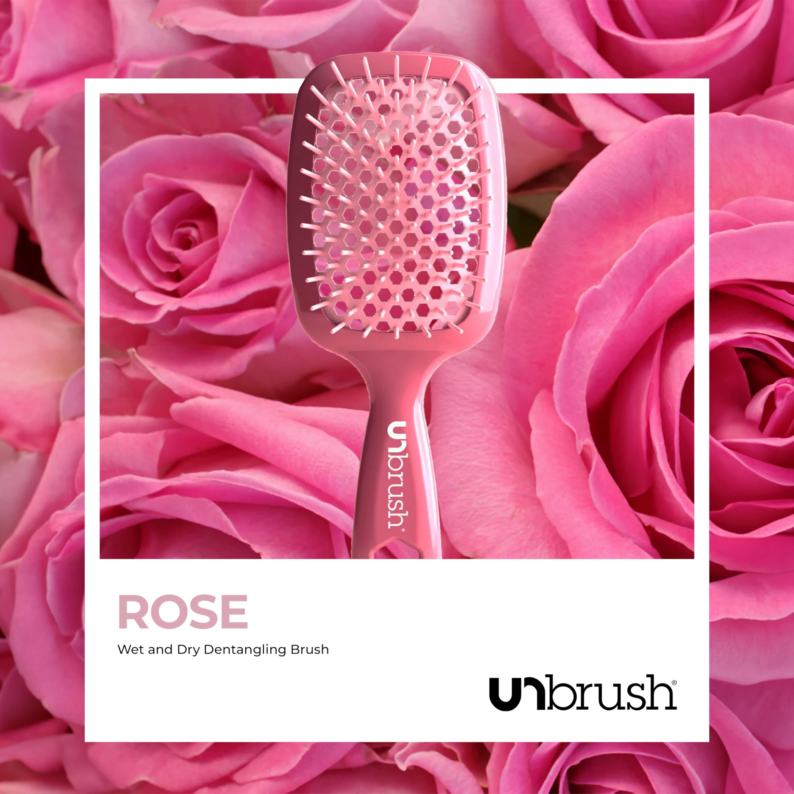 UNbrush FHI Heat adaptée pour cheveux mouillés ou secs.
