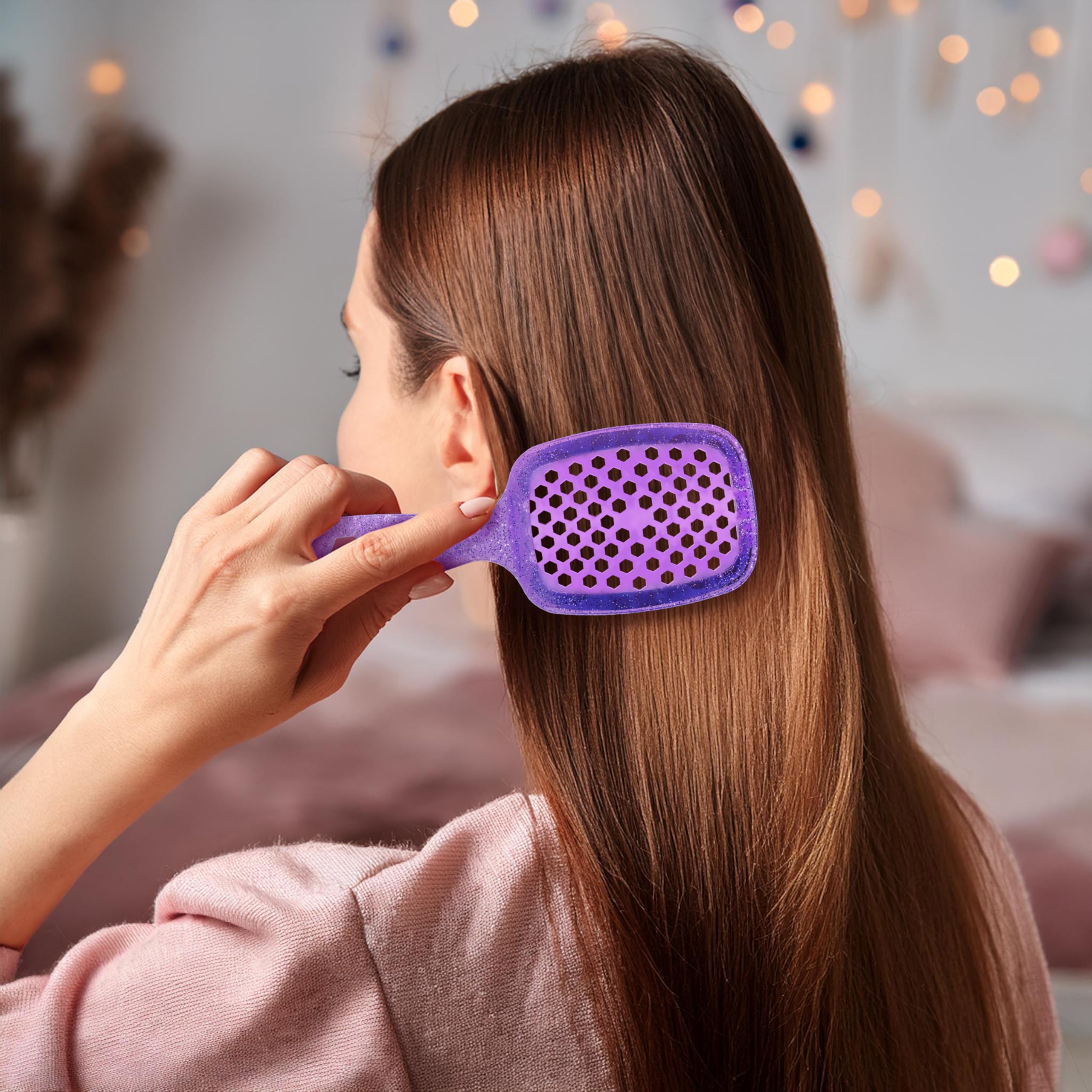 FHI Heat UNBRUSH Mini brins longs detangle: démêlage efficace des cheveux épais.