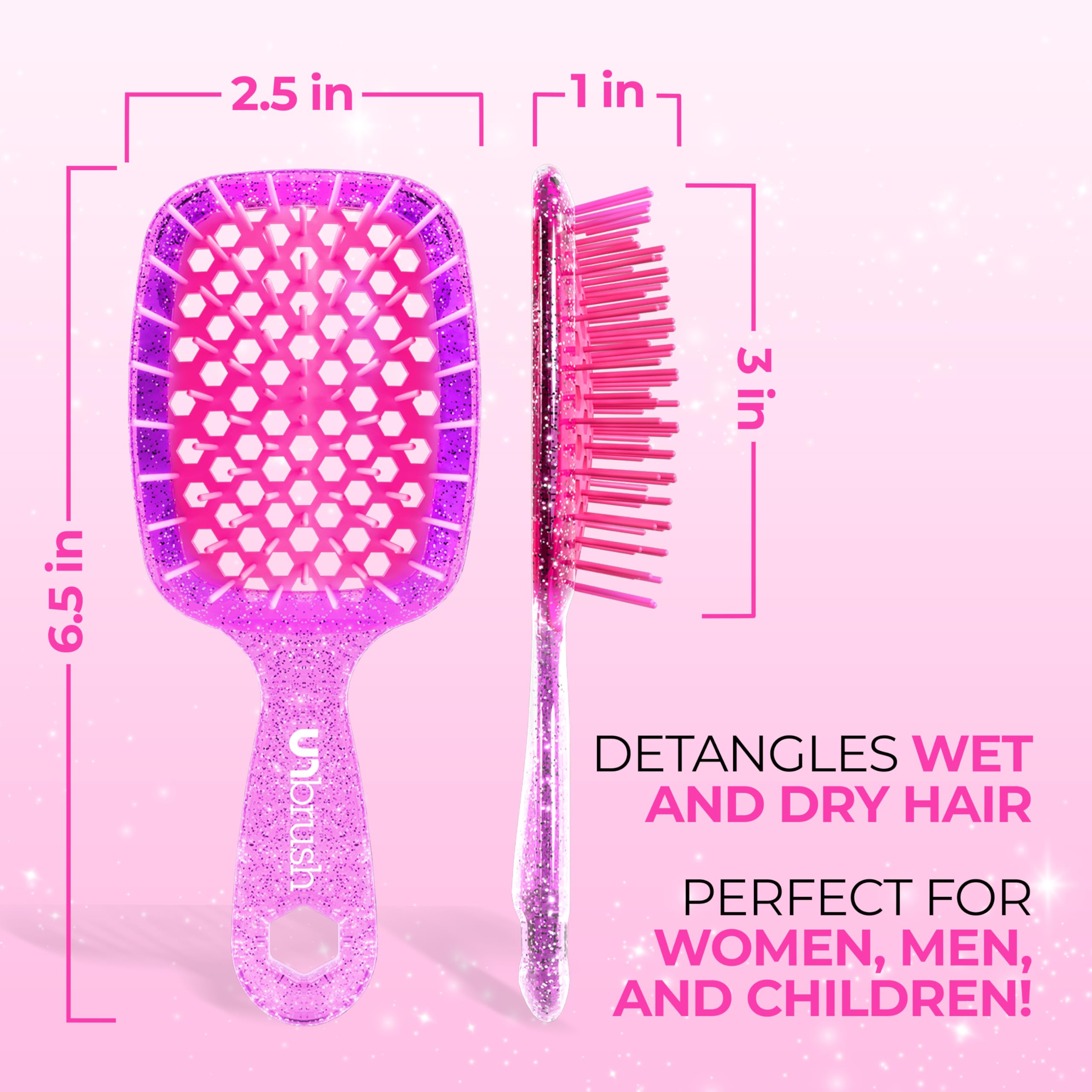FHI Heat UNbrush Mini: 30 petites dents lissent et polissent