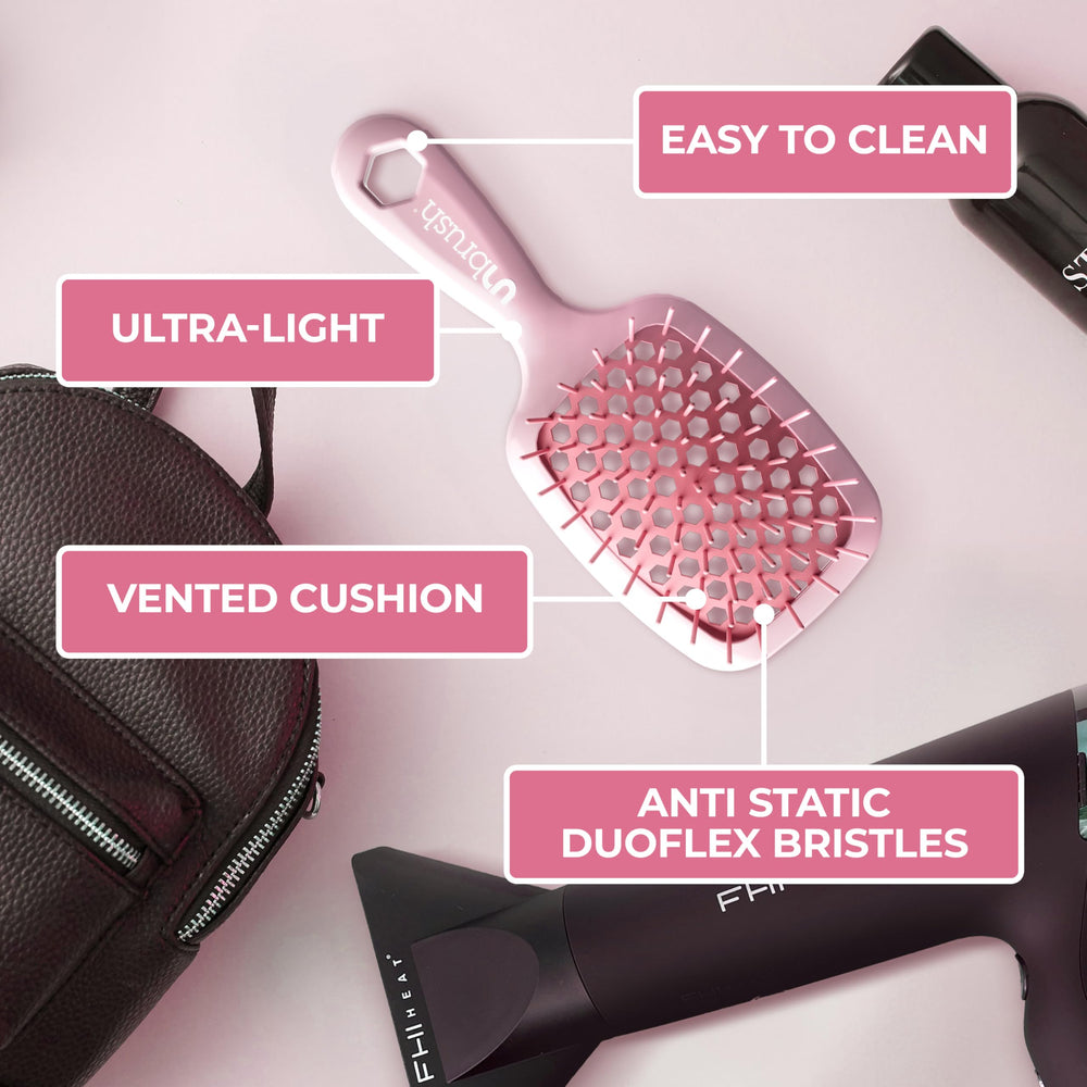 UNbrush mini de FHI Heat: nettoyage facile pour un usage nomade.