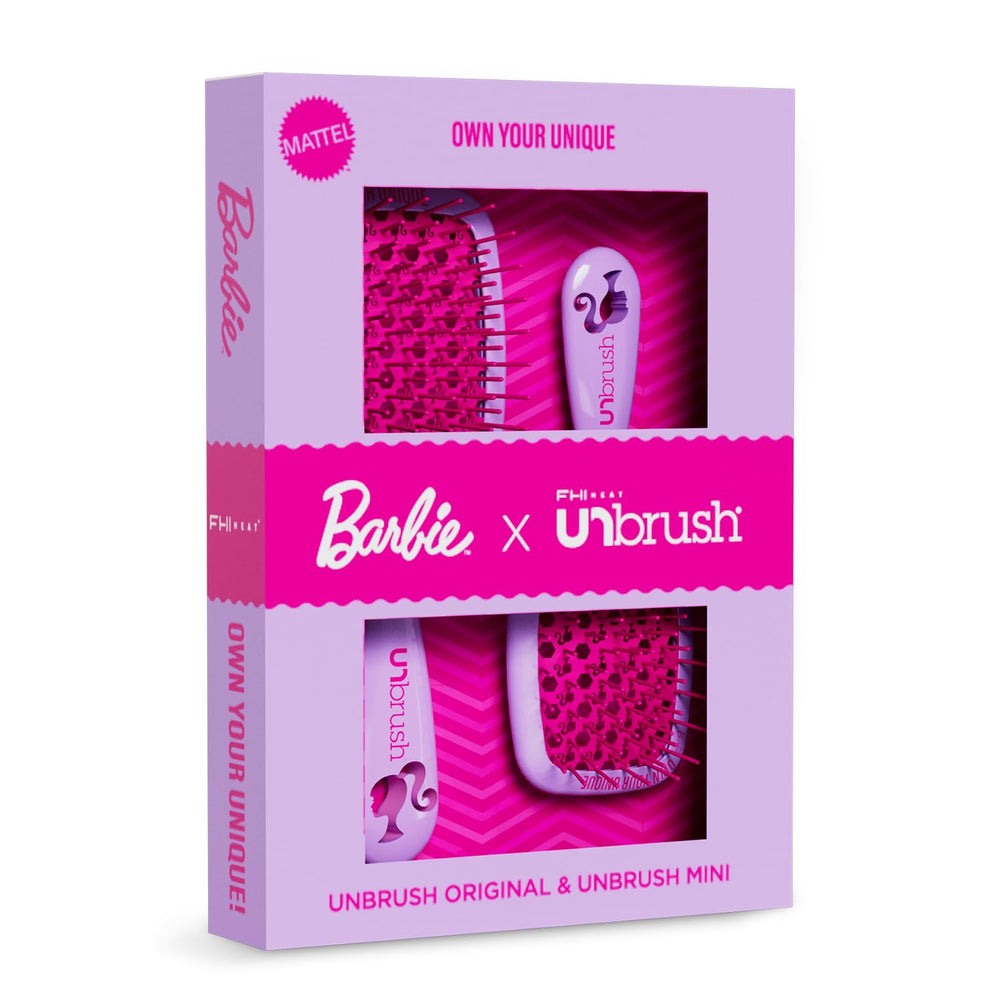 UNbrush Original, poils courts, lissage rapide des mèches Barbie.