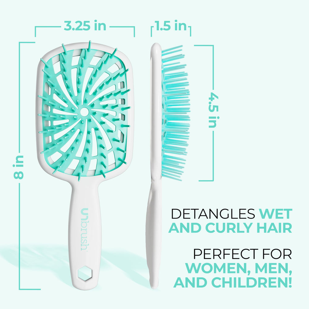 FHI Heat UNbrush Plus démêlage en douceur sur les cheveux secs.