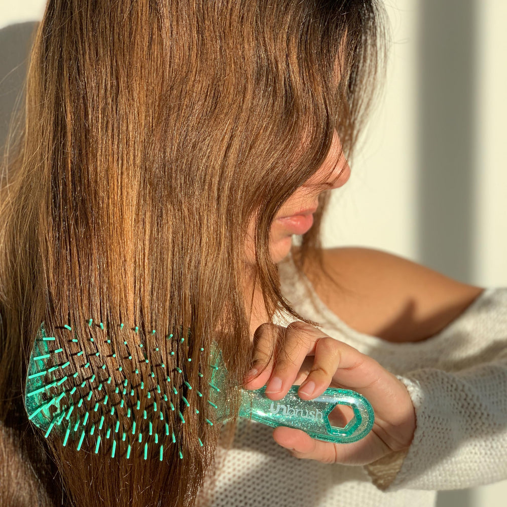 FHI Heat UNbrush, utilisation efficace sur cheveux mouillés.