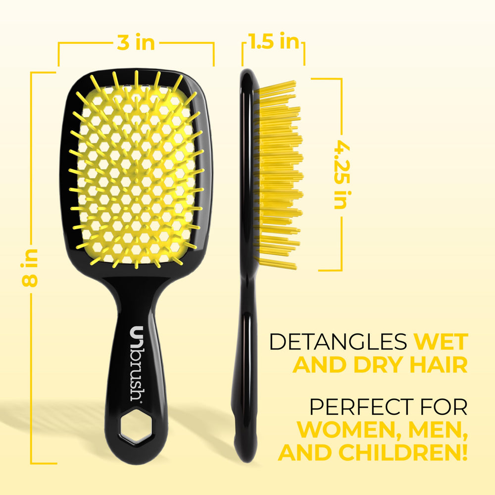 FHI Heat UNbrush utilisée sur cheveux secs pour un brushing rapide