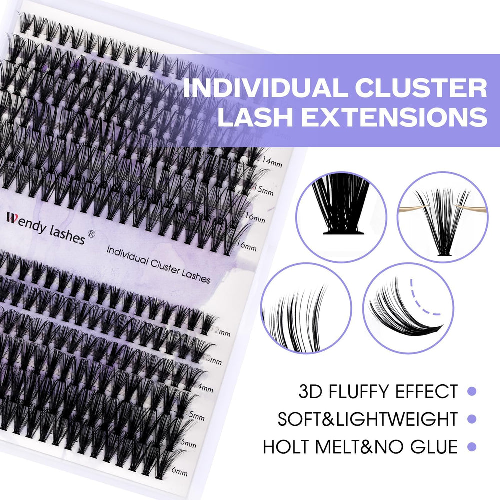 Fibres BASF douces utilisées par Wendy Lashes pour un rendu léger