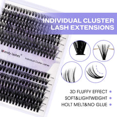 Fibres BASF douces utilisées par Wendy Lashes pour un rendu léger