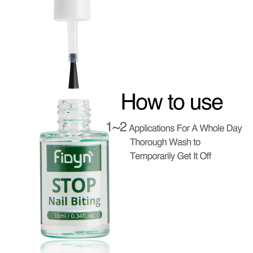 Emballage Fidyn vernis anti-mordillage et étiquette claire.