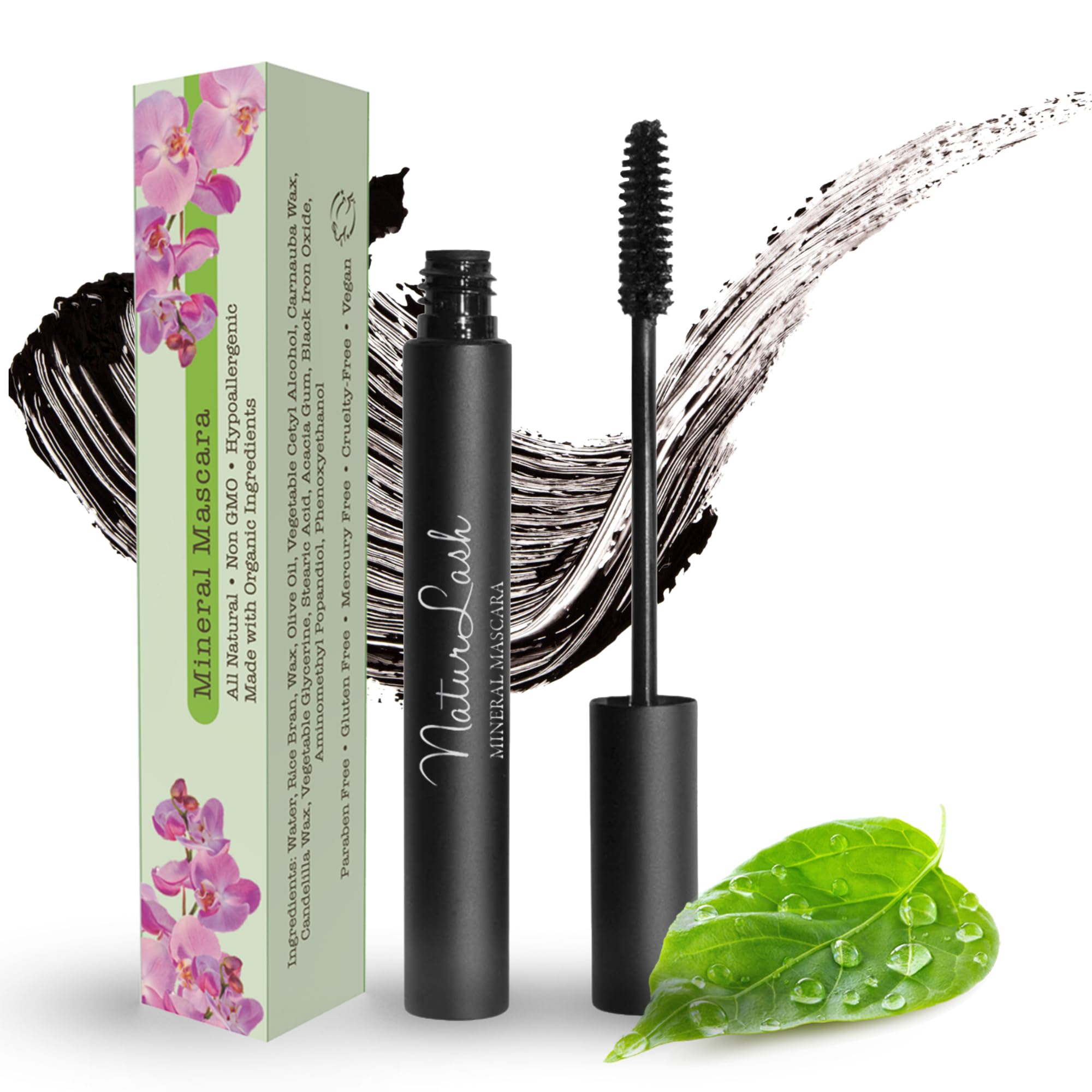 Fifth & Skin NATURLASH: application lisse et sans paquets pour des cils nets.