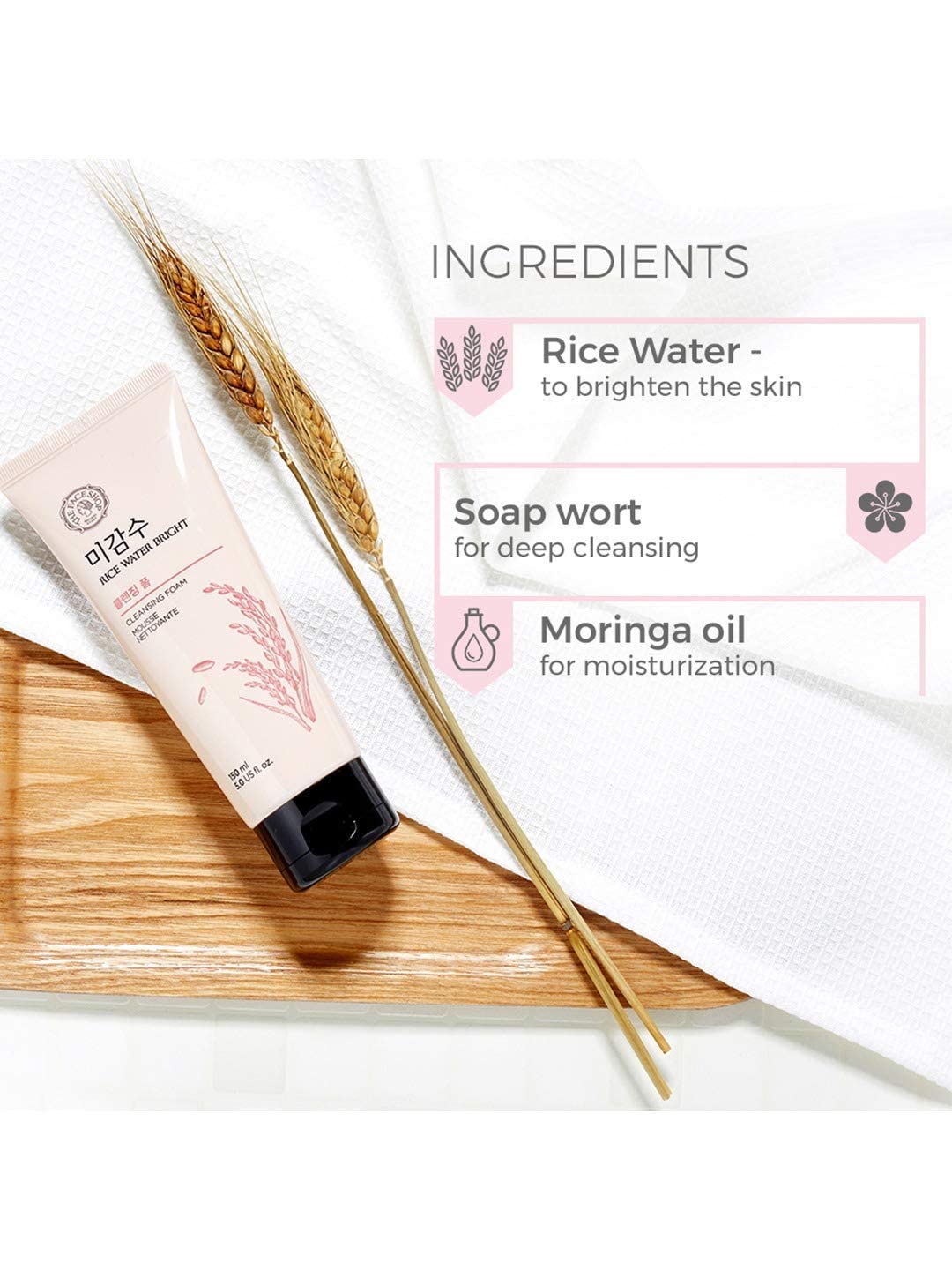 Texture mousse légère Fiico BETT pour peau fraîche et agréable.