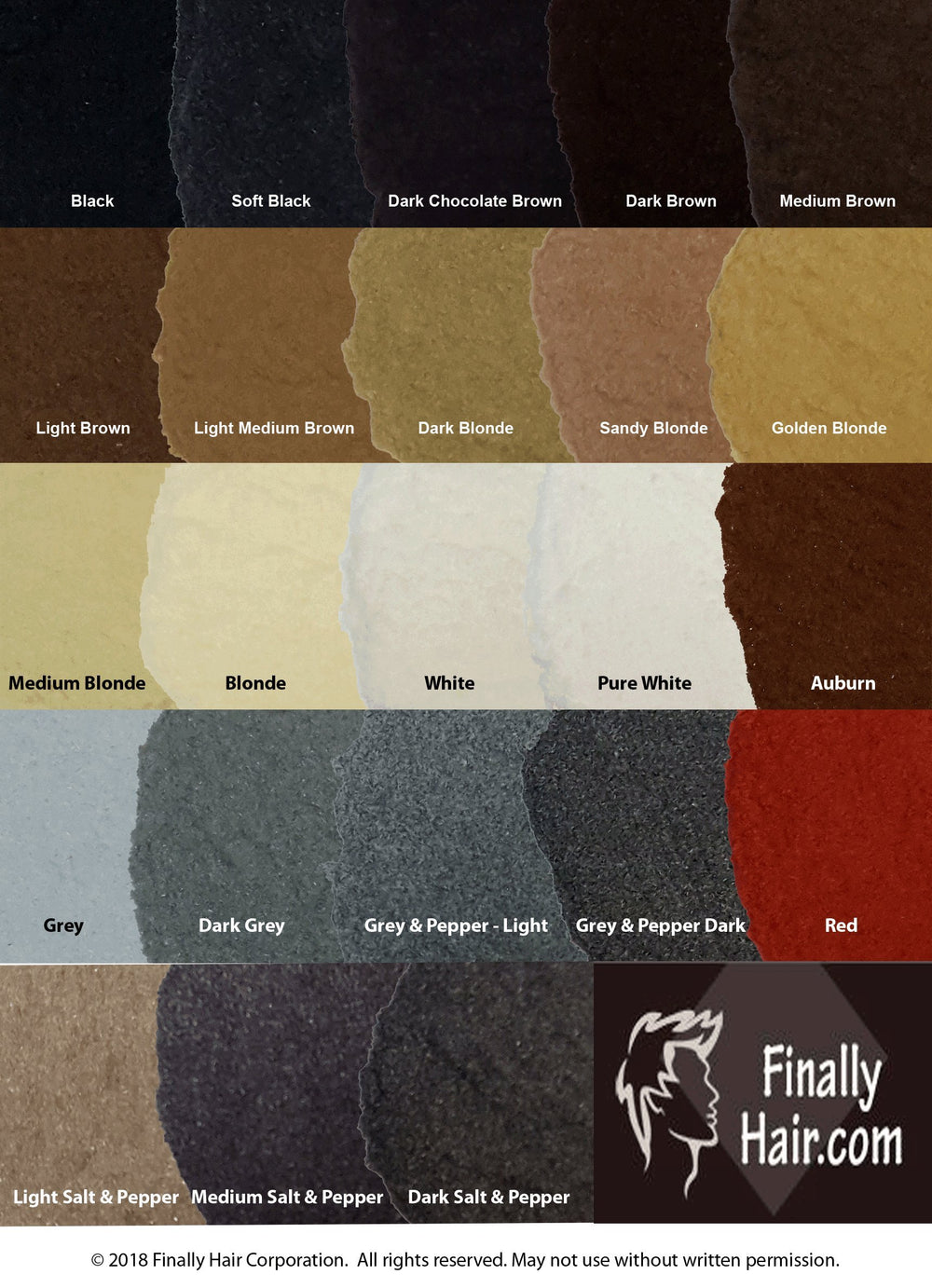 Échantillon de couleur Marron Moyen pour ajustement précis.