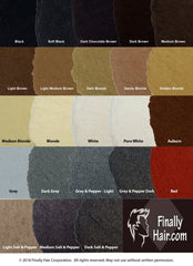 Échantillon de couleur Marron Moyen pour ajustement précis.