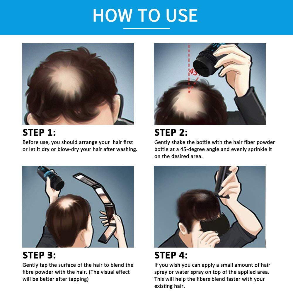 find back fibres capillaires brun foncé – Usage rapide pour travail et sorties.