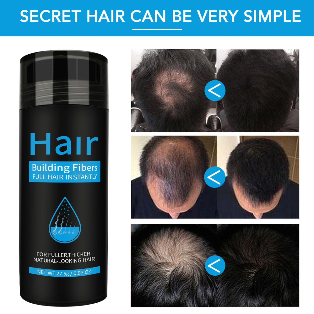 find back fibres capillaires brun foncé – Fini naturel sans allergènes agressifs.